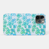 Blaublumen Case-Mate iPhone Hülle (Rückseite (Horizontal))
