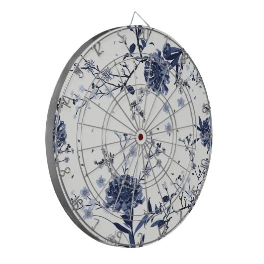 Blaublumen Dartscheibe (Vorderseite Links)