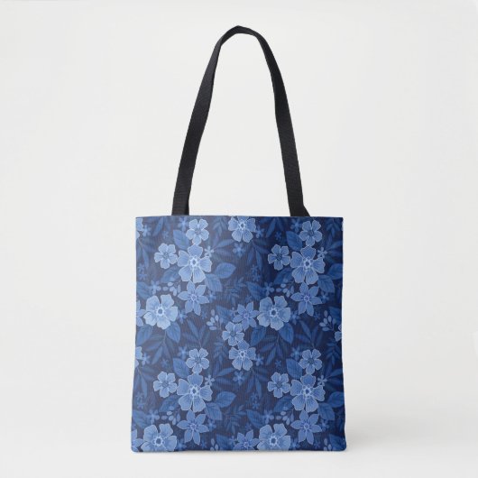 Blaublumen dunkelblau tasche (Vorderseite)