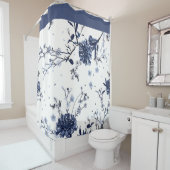 Blaublumen Duschvorhang (Beispiel)