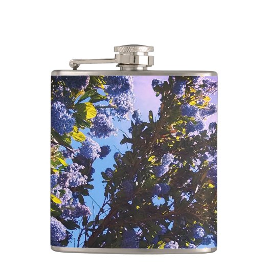 Blaublumen Flachmann (Vorderseite)