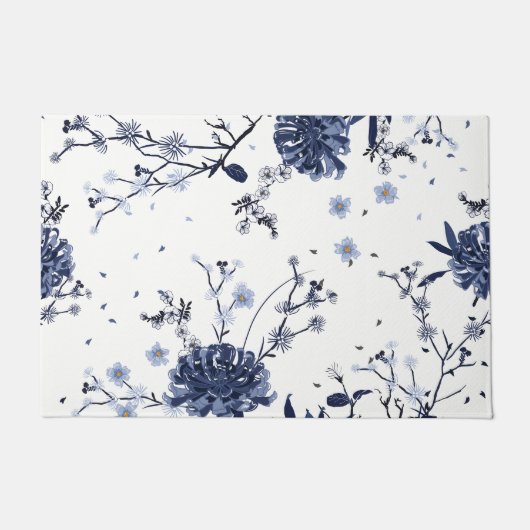 Blaublumen Fußmatte (Vorderseite)