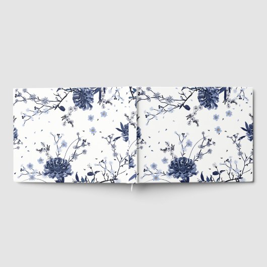 Blaublumen Gästebuch (Voll)