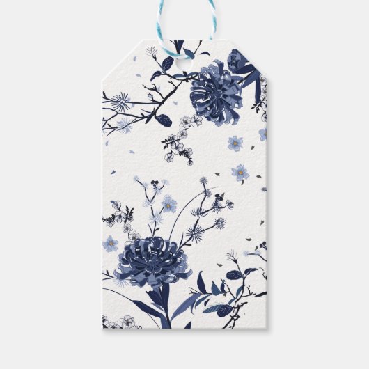 Blaublumen Geschenkanhänger (Vorderseite)