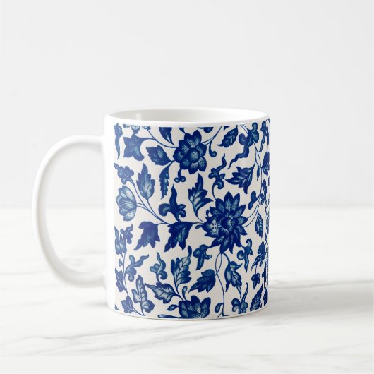 Blaublumen Kaffeetasse (Links)