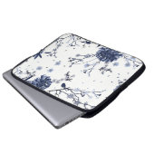 Blaublumen Laptopschutzhülle (Vorne Knopf)