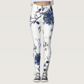 Blaublumen Leggings (Vorderseite)