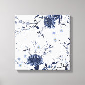 Blaublumen Leinwanddruck (Vorderseite)