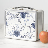 Blaublumen Metall Brotdose (Beispiel)