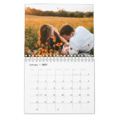 Blaublumen Modernes Foto 2024 Kalender (Jan 2027)