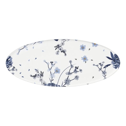 Blaublumen Namenschild (Vorderseite)