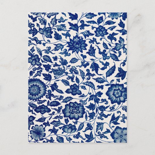 Blaublumen Postkarte (Vorderseite)