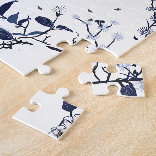 Blaublumen Puzzle (Seite)