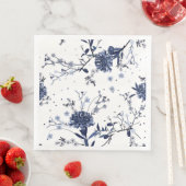 Blaublumen Serviette (Beispiel)