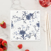 Blaublumen Serviette (Beispiel)