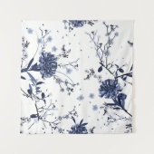 Blaublumen Wandteppich (Vorderseite (Horizontal))