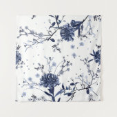Blaublumen Wandteppich (Vorderseite)