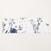 Blaublumen Yogamatte (Vorderseite (Horizontal))