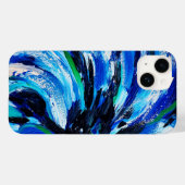 Blaublüte Case-Mate iPhone Hülle (Rückseite (Horizontal))