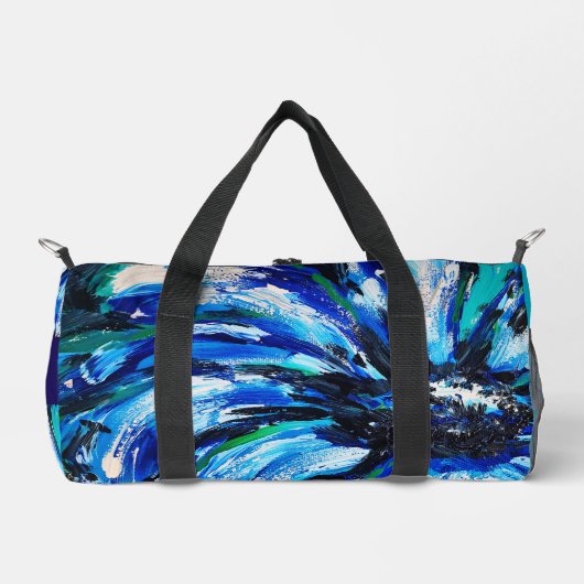 Blaublüte Duffle Bag (Vorderseite)