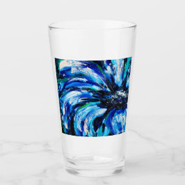 Blaublüte Glas