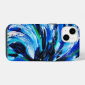 Blaublüte iPhone Hülle (Rückseite (Horizontal))