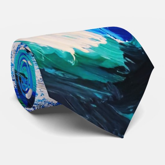 Blaublüte Krawatte (Gerollt)