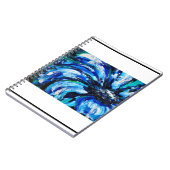 Blaublüte Notizblock (Linke Seite)