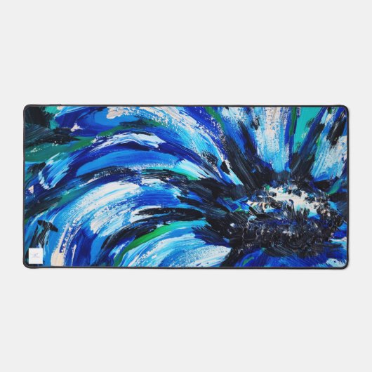 Blaublüte Schreibtischunterlage (Vorderseite)