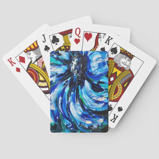 Blaublüte Spielkarten (Rückseite)