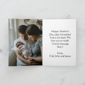 Blaublüten für Oma Karte (Innenseite)