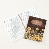 Blaublütenfeld-Rezeptur Notizblock (Innenseite)