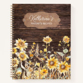 Blaublütenfeld-Rezeptur Notizblock (Vorderseite)