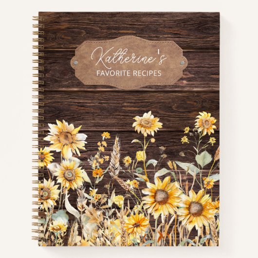 Blaublütenfeld-Rezeptur Notizblock (Vorderseite)