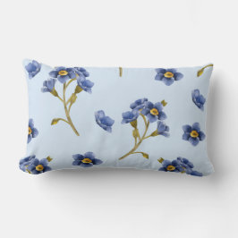 Blaublütenkissen Lendenkissen