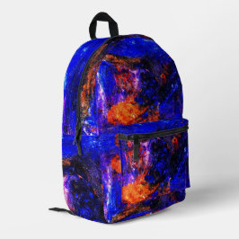 Blaubrasse Bedruckter Rucksack