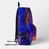 Blaubrasse Bedruckter Rucksack (Links)