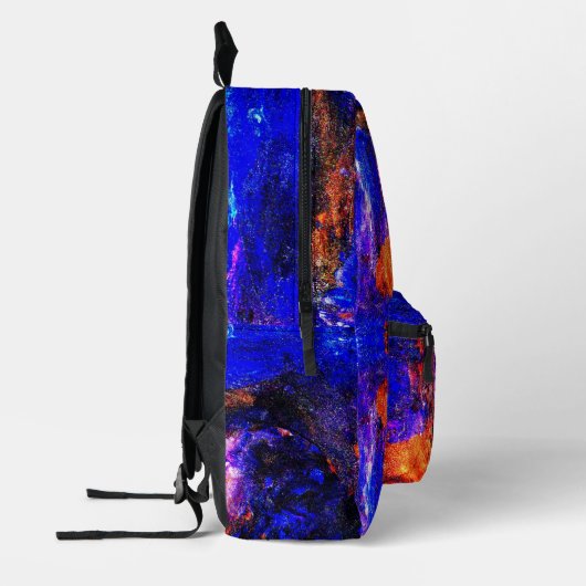 Blaubrasse Bedruckter Rucksack (Links)