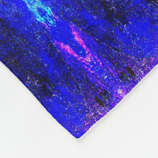 Blaubrasse Fleecedecke (Ecke)