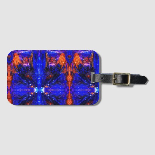 Blaubrasse Gepäckanhänger (Vorderseite (Horizontal))