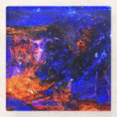 Blaubrasse Glasuntersetzer (Vorderseite)