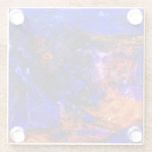 Blaubrasse Glasuntersetzer (Rückseite)