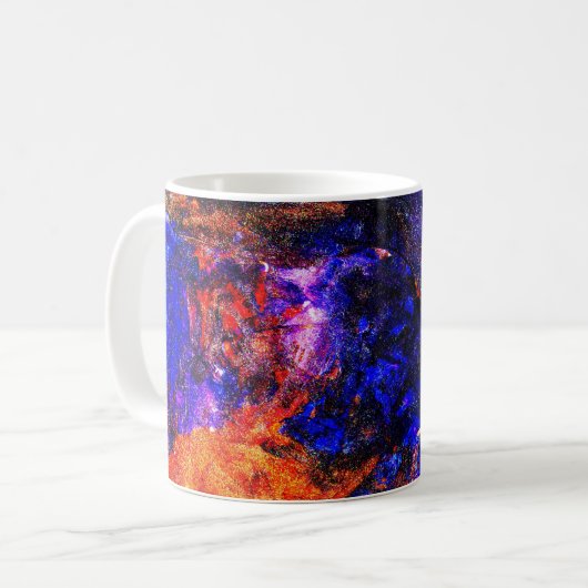 Blaubrasse Kaffeetasse (Vorderseite Links)