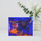 Blaubrasse Postkarte (Stehend Vorderseite)