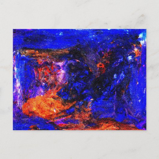 Blaubrasse Postkarte (Vorderseite)