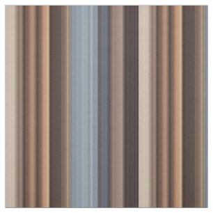 Blaubraune breite Streifen Modernes Muster Stoff