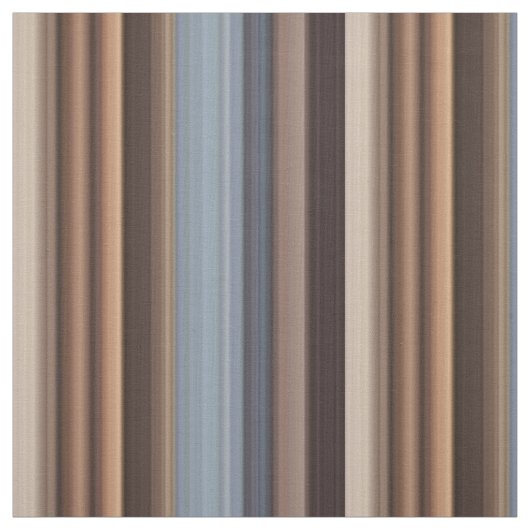 Blaubraune breite Streifen Modernes Muster Stoff (Muster)