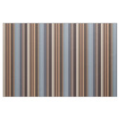 Blaubraune breite Streifen Modernes Muster Stoff (Fat Quarter (45,7 x 55,9 cm))