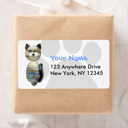 Blaubraune Glasperlkatze (Insitu)