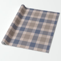 Blaubrauner Tartan Kariertes Muster